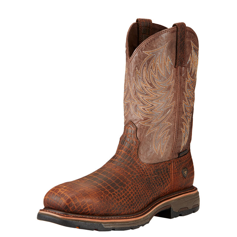 Ariat Workhog Composite Toe - Miesten Ruskea Työsaappaat ( OKDBSV-351 )